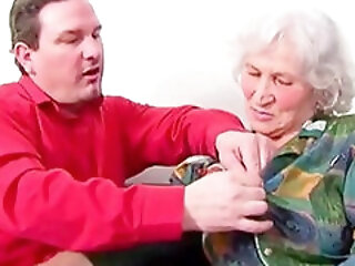 80 Years Old Granny With Last Wish To Fuck Her Step