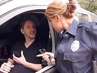 Mercedes Carrera In Police Officer Deep Throat Blowjob Mar