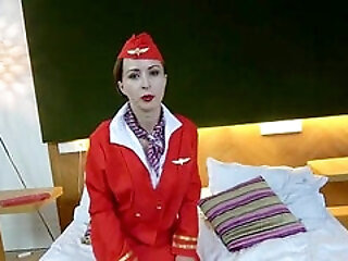 Kinky And Perverted Flight Attendant